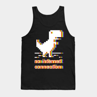 dinosaur no internet connection Tank Top